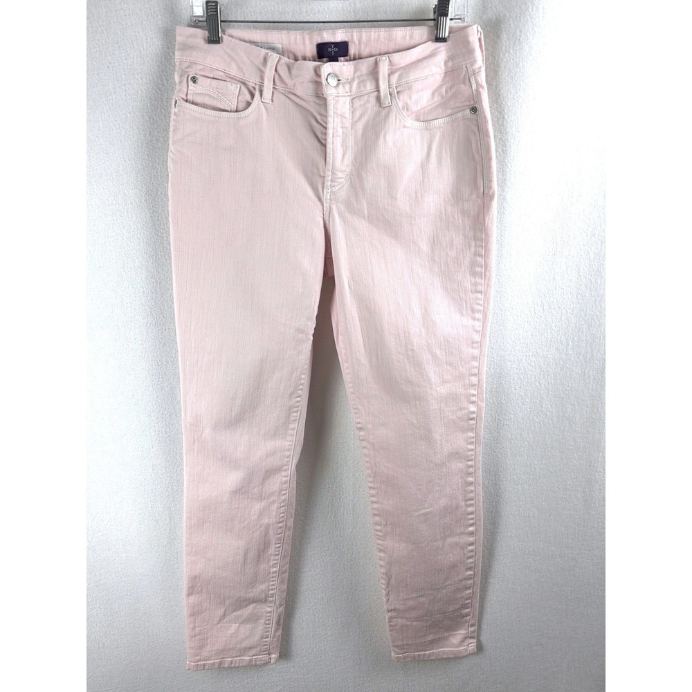 NYDJ Clarissa Ankle Jeans Pale Pink Lift Tuck Slim Fit Size 8 M77J44DT4052